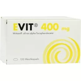EVIT 400 minkštų kapsulių, 120 vnt