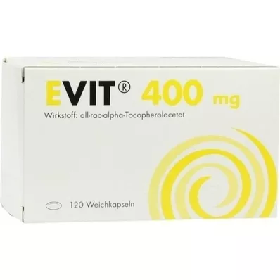 EVIT 400 minkštų kapsulių, 120 vnt