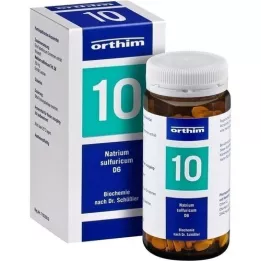 BIOCHEMIE Orthim 10 Natrum sulfuricum D 6 tabletės, 400 vnt