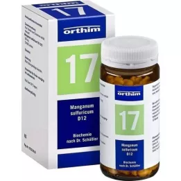 BIOCHEMIE Orthim 17 Manganum sulfuricum D 12 tabletės, 400 vnt