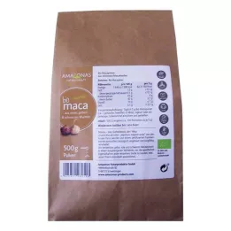 MACA 100 % gryni organiniai milteliai, 500 g