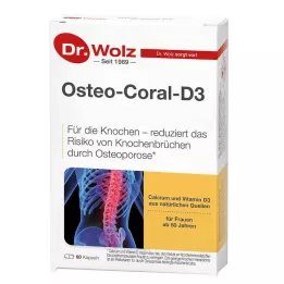 OSTEO CORAL D3 Dr.Wolz kapsulės, 60 vnt