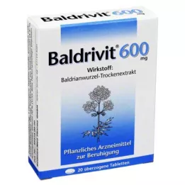 BALDRIVIT 600 mg dengtos tabletės, 20 vnt