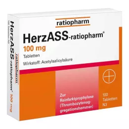 HERZASS-ratiopharm 100 mg tabletės, 100 vnt