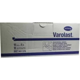 VAROLAST Cinko klijų tvarstis 10 cmx5 m, 16 vnt