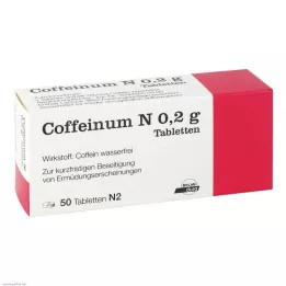 COFFEINUM N 0,2 g tabletės, 50 vnt