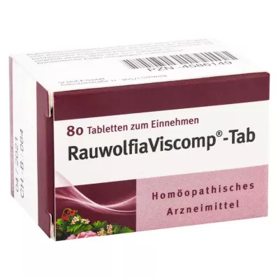 RAUWOLFIAVISCOMP TAB Tabletės, 80 vnt RAUWOLFIAVISCOMP TAB Tabletės, 80 vnt