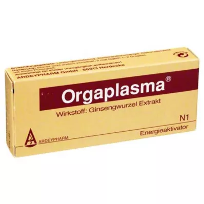 ORGAPLASMA dengtos tabletės, 20 vnt ORGAPLASMA dengtos tabletės, 20 vnt