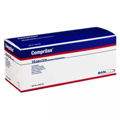 COMPRILAN elastinis tvarstis 10 cmx5 m, 10 vnt