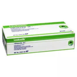 LEUKOSILK 1,25 cmx5 m, 24 vnt