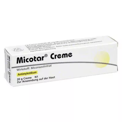 MICOTAR Grietinėlė, 20 g MICOTAR Grietinėlė, 20 g