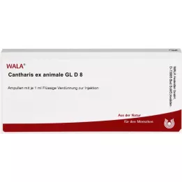 CANTHARIS EX animale GL D 8 ampulės, 10X1 ml