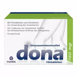 DONA 750 mg plėvele dengtos tabletės, 84 vnt