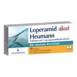 LOPERAMID ūminės Heumann tabletės, 10 vnt