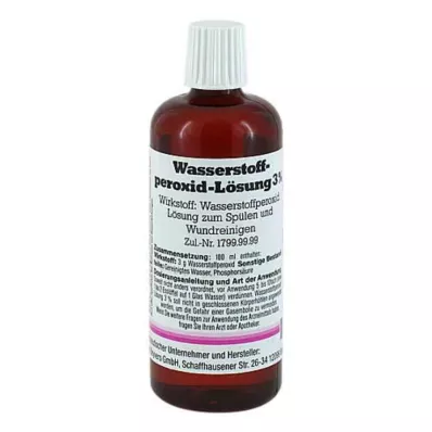 WASSERSTOFFPEROXID Tirpalas 3%, 100 ml