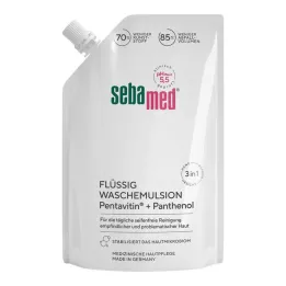 SEBAMED skystos skalbimo emulsijos pakaitinė pakuotė, 400 ml