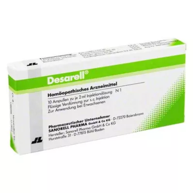 DESARELL Ampulės, 10X2 ml DESARELL Ampulės, 10X2 ml