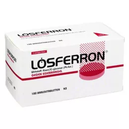 LÖSFERRON Šnypščiosios tabletės, 100 vnt