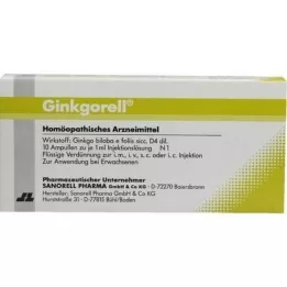 GINKGORELL Ampulės, 10X1 ml