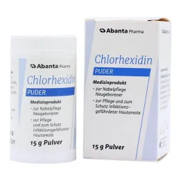 CHLORHEXIDIN Milteliai, 15 g