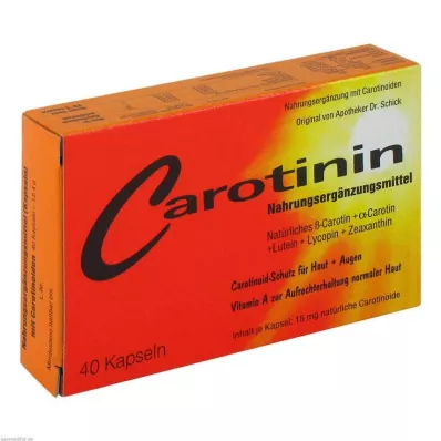 CAROTININ kapsulės, 40 vnt CAROTININ kapsulės, 40 vnt