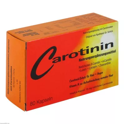 CAROTININ kapsulės, 80 vnt CAROTININ kapsulės, 80 vnt