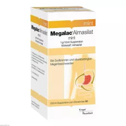 MEGALAC Almasilat mėtų suspensija, 250 ml