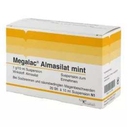 MEGALAC Almasilat mėtų suspensija, 20X10 ml
