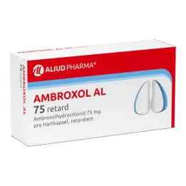 AMBROXOL AL 75 retard ilgalaikio atpalaidavimo kapsulės, 20 vnt