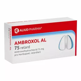 AMBROXOL AL 75 retard ilgalaikio atpalaidavimo kapsulės, 50 vnt