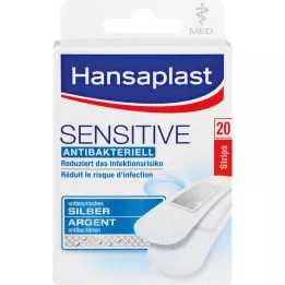 HANSAPLAST med Sensitive Strips, 20 vnt