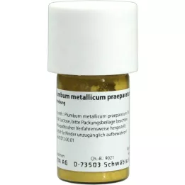PLUMBUM METALLICUM paruošimas. D 20 Trituracija, 20 g