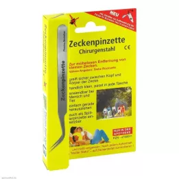 ZECKENPINZETTE Chirurginis plienas, 1 vnt