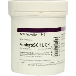 GINKGOSCHUCK Tabletės, 500 vnt