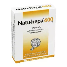 NATU HEPA 600 mg dengtos tabletės, 20 vnt