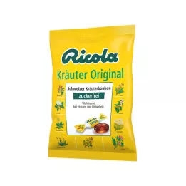 RICOLA o.Z.Bag žolelių bonbonai, 75 g