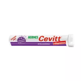 HERMES Cevitt+Magnesium šnypščiosios tabletės, 20 vnt