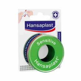 HANSAPLAST Fiksavimo pleistras Sensitive 2,5 cm x 5 m, 1 vnt