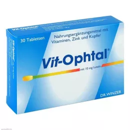 VIT OPHTAL su 10 mg liuteino tabletėmis, 30 vnt