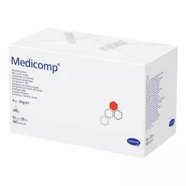 MEDICOMP Neaustinė medžiaga 10x20 cm 4 sluoksnių, 100 vnt