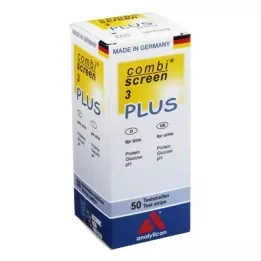 COMBISCREEN 3 Plus testo juostelės, 50 vnt