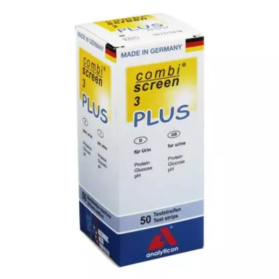 COMBISCREEN 3 Plus testo juostelės, 50 vnt