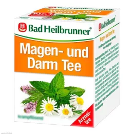 BAD HEILBRUNNER Skrandžio ir žarnyno arbatos N filtro maišeliai, 8x1,75 g
