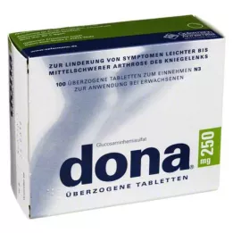 DONA 250 mg dengtos tabletės, 100 vnt