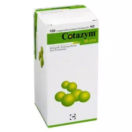 COTAZYM 30 000 granulių skrandyje neirių kapsulių, 100 vnt