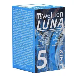 WELLION LUNA Cholesterolio tyrimo juostelės, 5 vnt