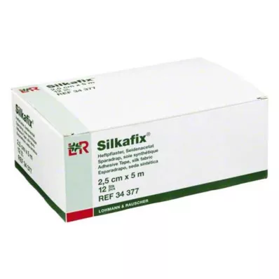 SILKAFIX Kabės 2,5 cm x 5 m kartoninė šerdis, 12 vnt