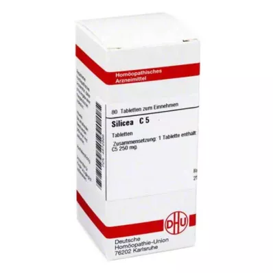 SILICEA C 5 tabletės, 80 vnt SILICEA C 5 tabletės, 80 vnt