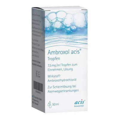 AMBROXOL acis lašai, 50 ml AMBROXOL acis lašai, 50 ml
