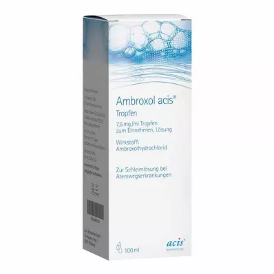 AMBROXOL acis lašai, 100 ml